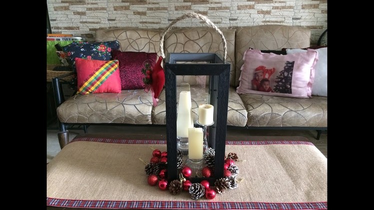 Lantern from Picture Frames -- Christmas DIY Project 2