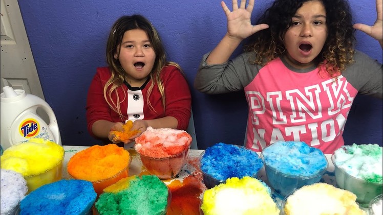 MAKING 2 GALLONS OF RAINBOW CLOUD SLIME- MAKING GIANT SLIMES