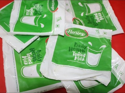 Milk packets reuse ideas\diy for home decoration