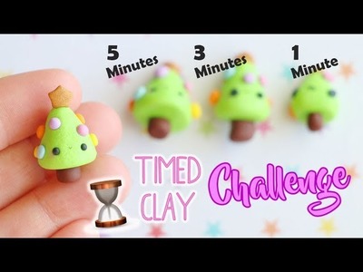 Polymer Clay Timed Challenge #3! Kawaii Christmas Tree