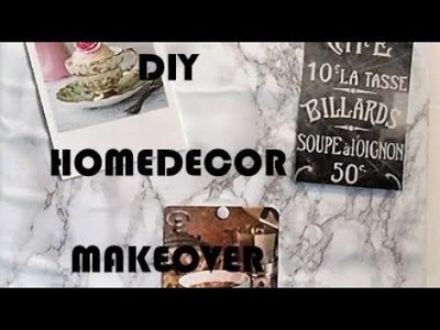 Simple Home Decor DIY and picture frame makeover