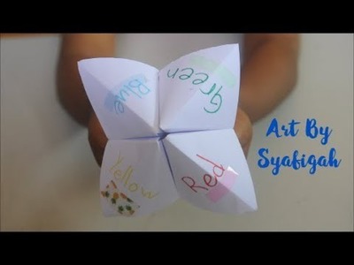 Syafiqah's Art : Paper Game. Permata Az's Niece