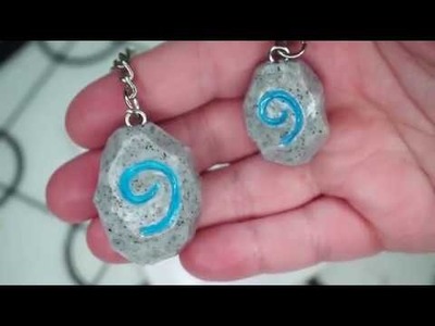 Tutorial | World of Warcraft Inspired Hearthstone Polymer Clay Key Chain