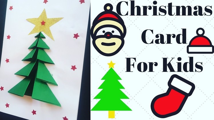 Very Easy Christmas Greeting Card For Kids