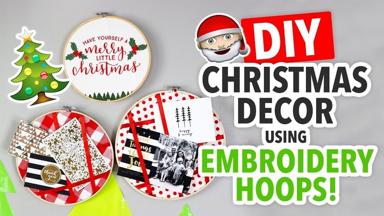 2 Christmas DIYs Using Embroidery Hoops - HGTV Handmade