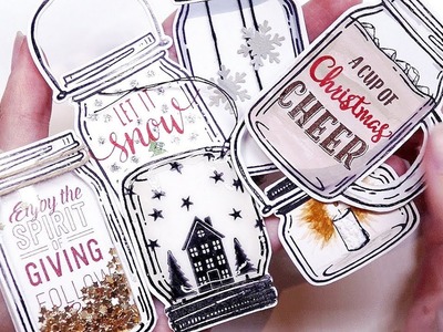 6 Mason Jar Christmas Tags | by Tea Time With Tarryn | Episode 23