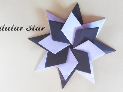 A Modular Origami Star | Origami Flower | Creative Idea #01