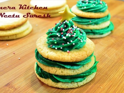 Beginner's Cookie Decorating | Sugar Cookies | Sugar Cookies Christmas Trees | By Neetu Suresh