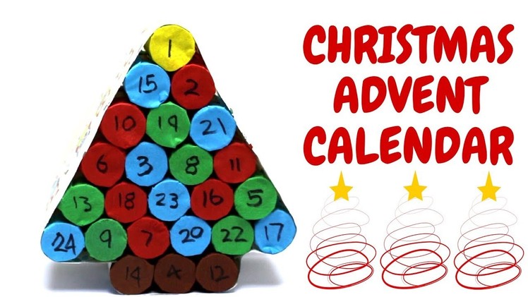 Christmas Advent Calendar | Christmas Ideas | Toilet Roll Craft