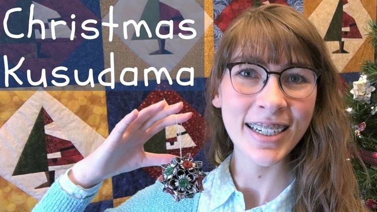 Christmas Kusudama (with buttons!) - CCC Day #12 | SewBrenna