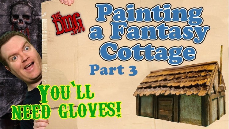 Craft a Farmhouse - Painting - Part 3 of 3 for DnD and Wargame terrain DMG#127