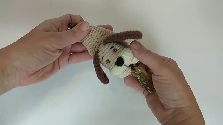 Crochet animals, Handmade Key Case, Amigurumi pattern, Crochet Key Cover, Handmade toy