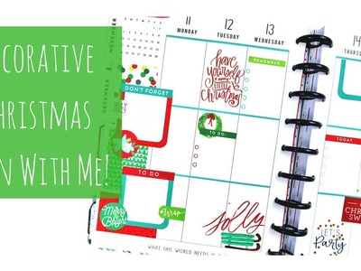 Decorative Christmas Plan With Me!