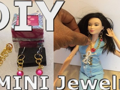 DIY DollHouse.Barbie doll jewelry.How to make