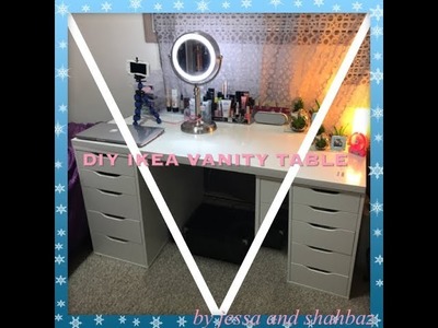 DIY IKEA VANITY TABLE  for $152 after discount| iamjessa PM