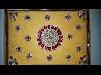 DIY Jewelry Box|| Jewellery Box Decoration using Kundan|| Mandala with kundan||