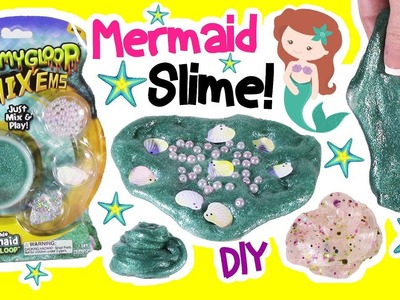 DIY Mermaid SLIME Mixing Kit! Easy Ready Made Slime! Mix Pearls & Shells! Unicorn Tears SLIME Putty!