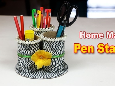 DIY Pen Stand ।। DIY Penholder ।। How to Make Handmade Pen Stand ।। Pen Holder from Waste Material