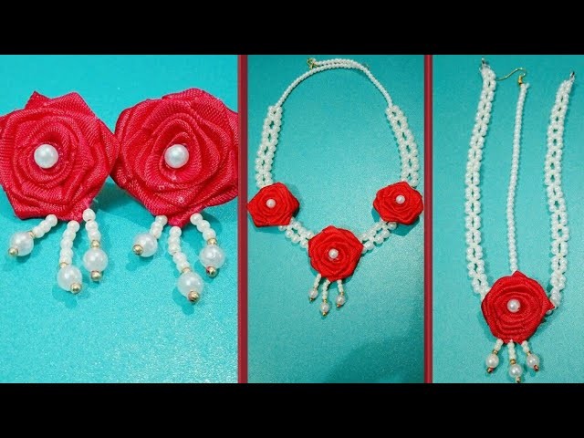 DIY Pretty Rose Necklace for Haldi Ceremony | Art & Creativity ❤
