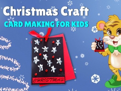 Easy Christmas card making | Kids can learn with Tiggu | HOMEMADE CHRISTMAS CARDS