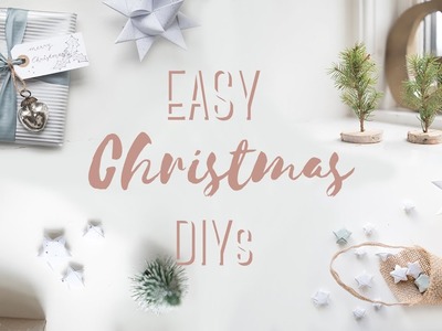 Easy Christmas DIYs - how to make nordic style decorations
