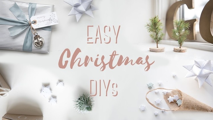 Easy Christmas DIYs - how to make nordic style decorations