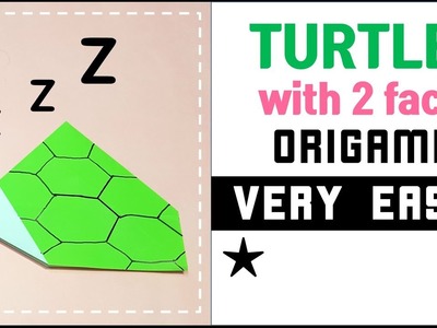 [Easy & Simple Origami] 29_TURTLE origami