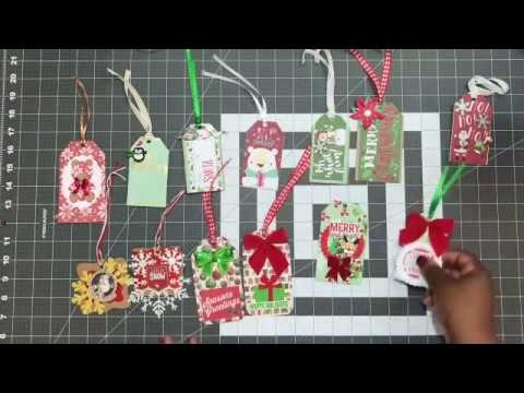 Handmade Christmas Gift Tags & Embellishments - 25 Nov 17