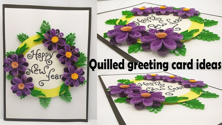 Happy new year greeting card - Handmade greeting cards for special occasions and birthday