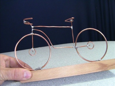 How to Make a Bicycle from a Copper Wire DIY