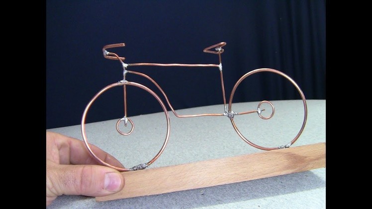 How to Make a Bicycle from a Copper Wire DIY