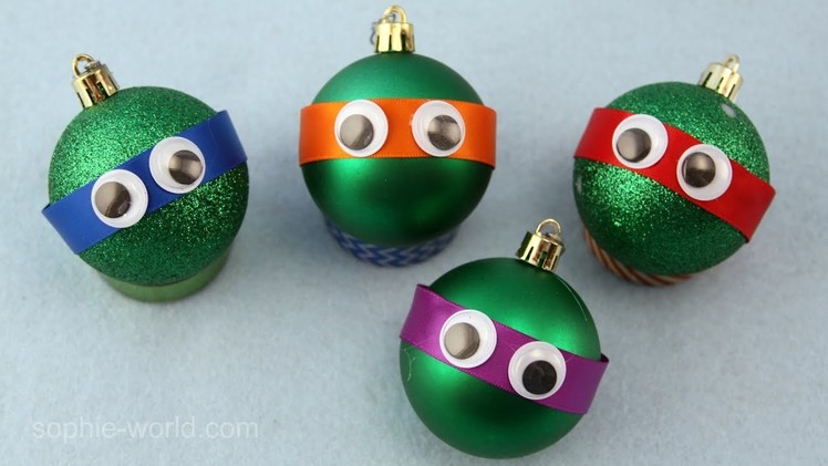 How to Make a Teenage Mutant Ninja Turtle Christmas Ornament | Sophie's World