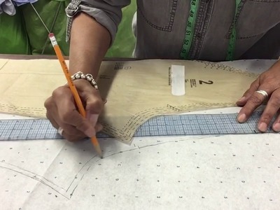 How to make your sewing pattern larger