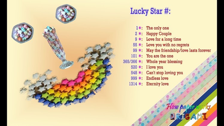 Lucky star paperfolding- pop star Origami