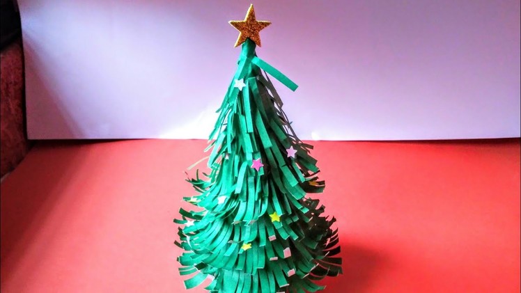 Make Christmas Tree From waste notebook cardboard at home || very easy at home