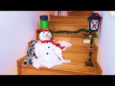 Melted Snowman | Easy Christmas Crafts