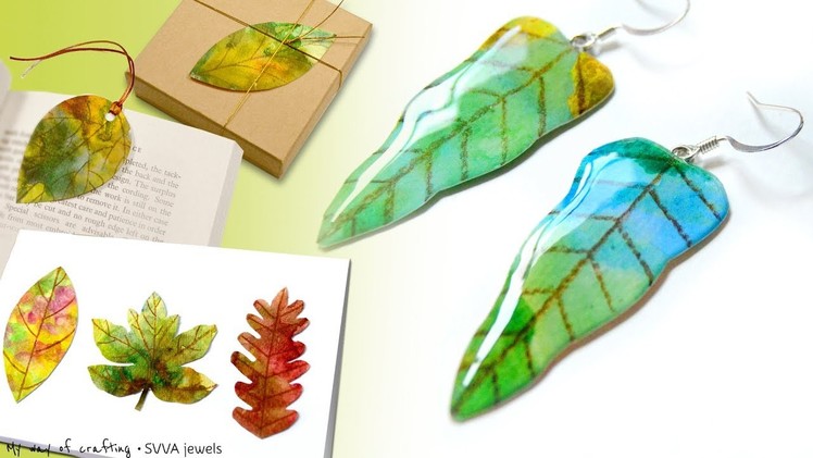 Quick Thanksgiving Card, Pretty Jewelry and more - My Watercolor Leaves Projects