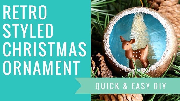 Retro Christmas Ornament Tutorial