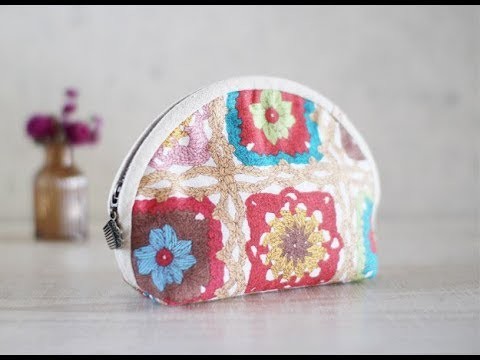 Shine Sewing Tutorial Half Circle Zip Pouch