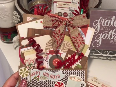 Super sweet RAK from CraftyIrina!  Rustic Woodland Christmas Loaded Envelopes and Card shares