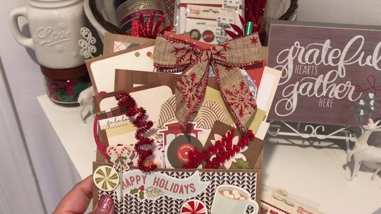 Super sweet RAK from CraftyIrina!  Rustic Woodland Christmas Loaded Envelopes and Card shares