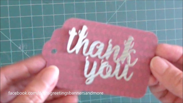 THANK YOU TAG | CHRISTMAS | CRAFT SMITH by Deth's Greetings