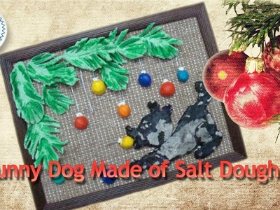 The year of the dog is coming. Preparing a handmade gift on Christmas and New Year.
