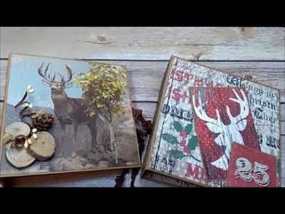 Tutorial for 6 x 6 Christmas Mini Album