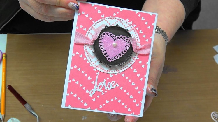 #227 Learn to use Spellbinders "Mixage" Embellishments with Nuvo Mousse by Scrapbooking Made Simple