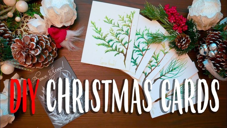 3 DIY Christmas cards |ANNA| 3 картички за Коледа НСС