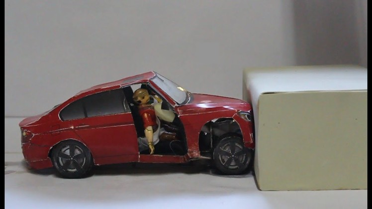 Car safety awareness with a DIY crash test