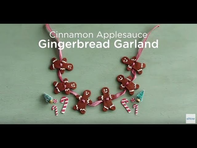 Cinnamon Applesauce Gingerbread Garland Tutorial