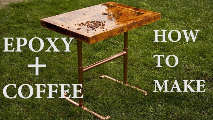 COFFEE TABLE from EPOXY resin and COFFEE BEANS 2 : MILIC DIY