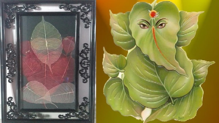 DIY-Art Attack | Skeleton Leaf Lord Ganesh.